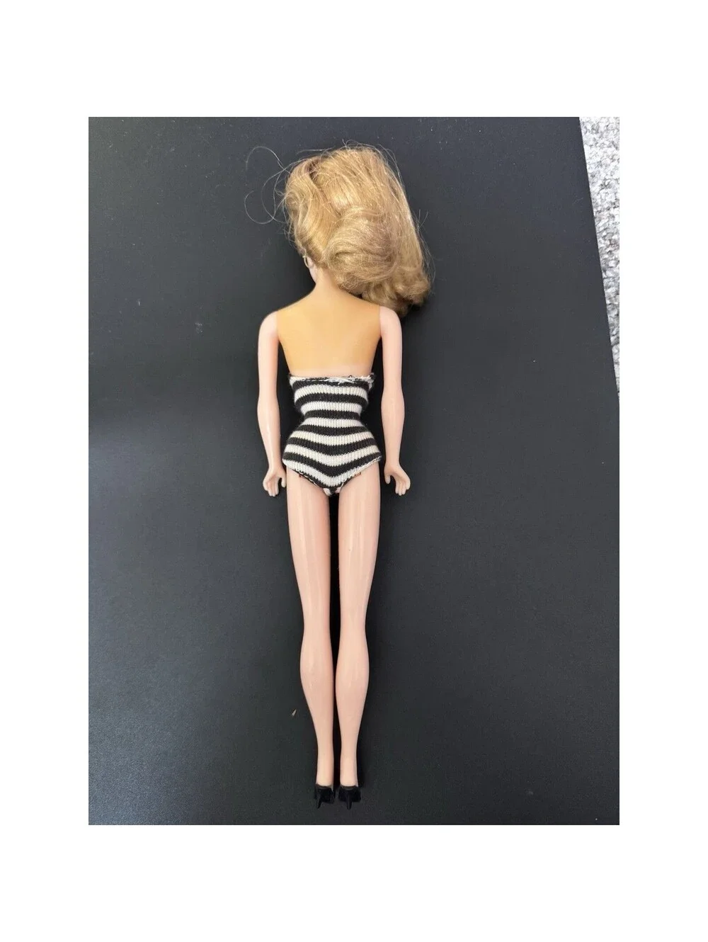 Vintage 1958 Barbie With Black And White Bathing Suit 1993 35th Anniversary